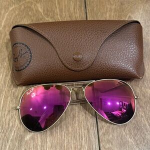 Pink Ray-ban Aviators